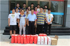 周口师范学院领导莅临蓝鸥慰问学生